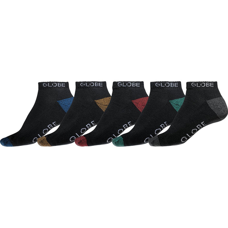 Globe Ingles Ankle Sock 5 Pack