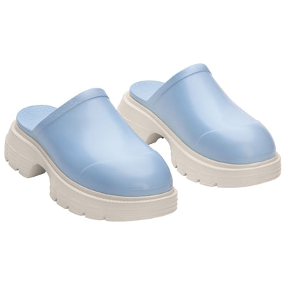 Impala Womens Bubble Soft Mule - Blue/Cream