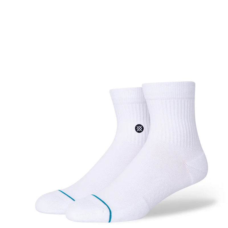 Stance Icon Quarter 3 Pack - White