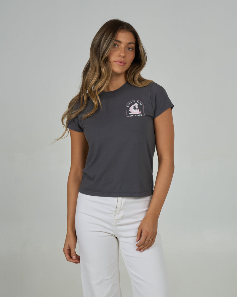 Salty Crew Wine N Dine Womens Modern Tee