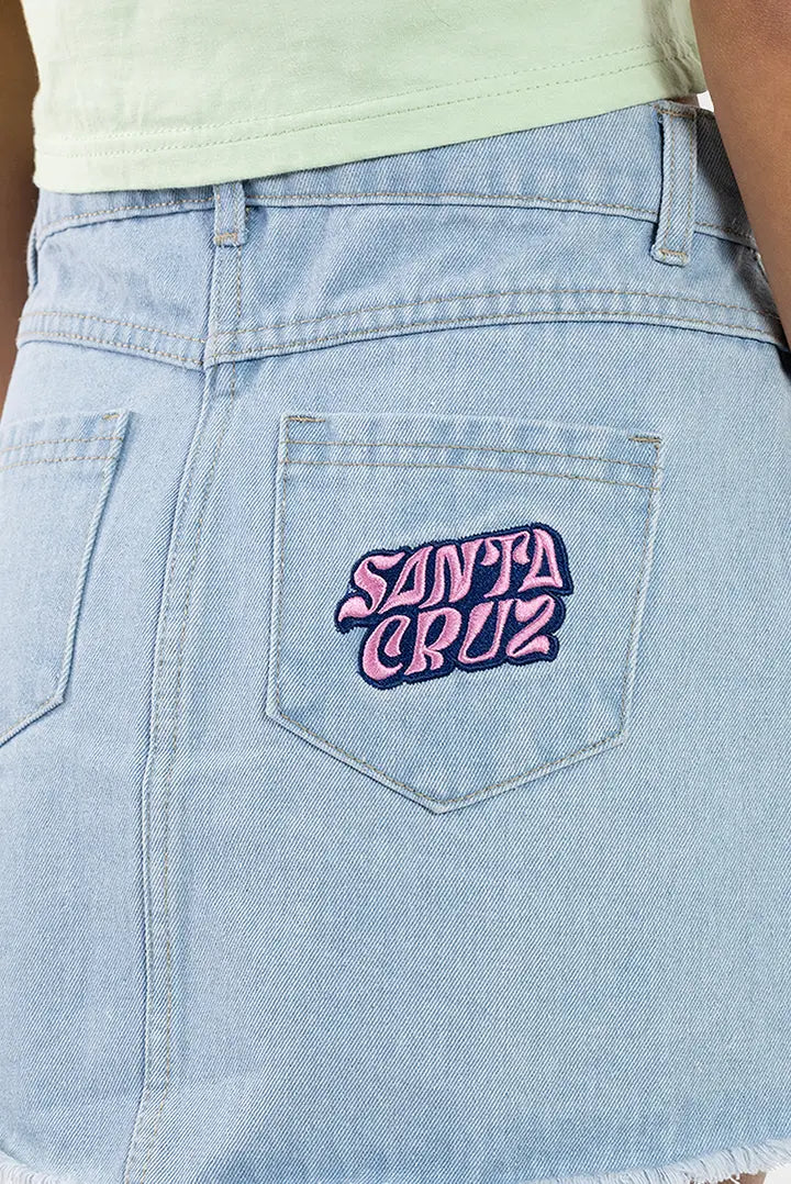 Santa Cruz Vibes Stack Girls Skirt