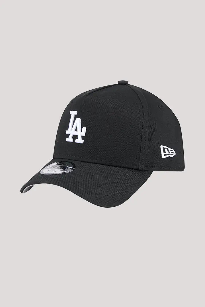 New Era Youth Los Angeles Dodgers Black 9FORTY A-Frame Snapback